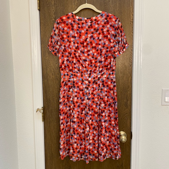Boden pink polka dot summer tea dress - Picture 5 of 11